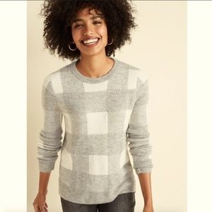 Old Navy plaid sweater